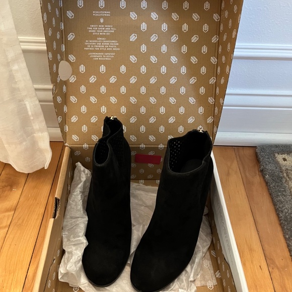 Call It Spring Black Suede Booties - Picture 16 of 16
